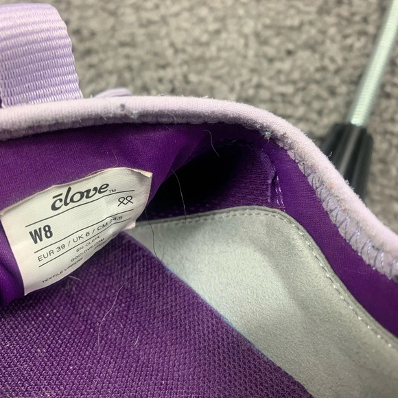 Clove Classic Lavender Purple Nursing Medical Shoes Size 8 CL007 Lace Up SlipOn - Picture 8 of 8